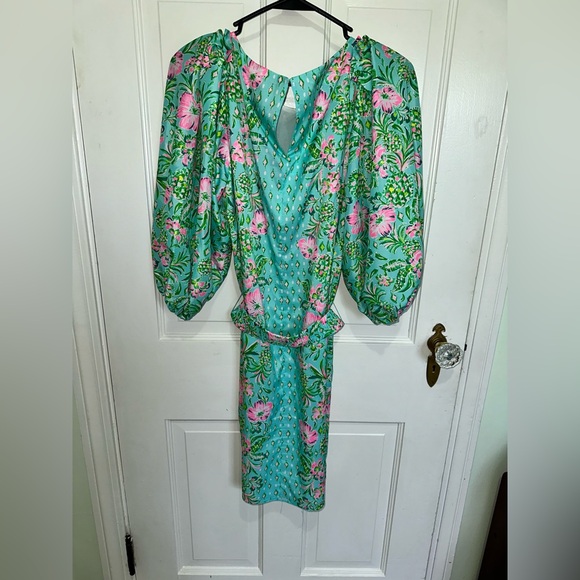 Lilly Pulitzer floral belted dress - Picture 5 of 6